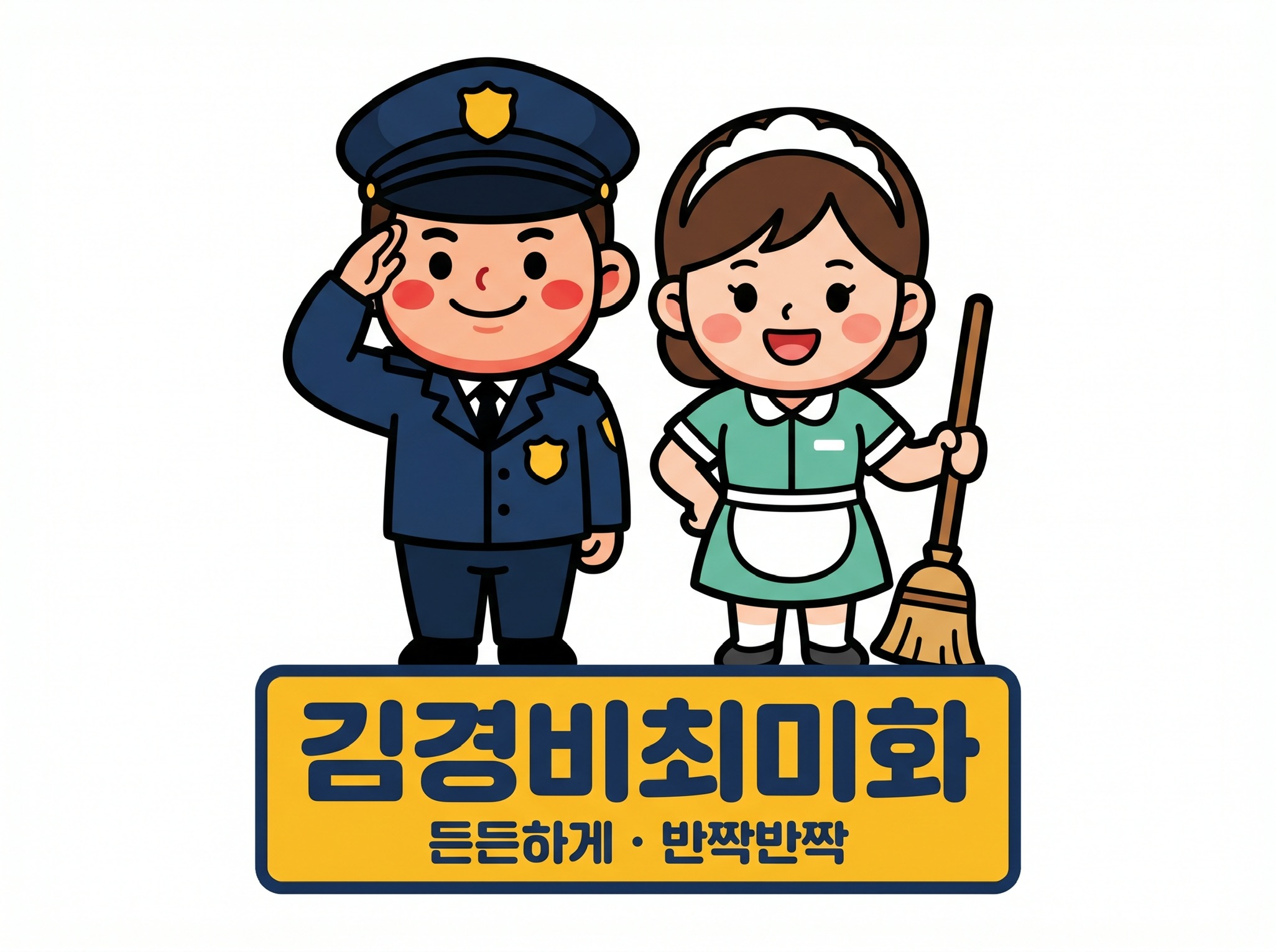 김경비최미화 로고